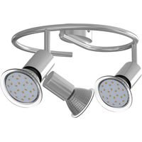 monzana Lámpara LED 1-4 Focos ajustables Lámpara dormitorio salón 3 llamas oscilantes