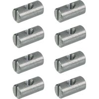 Cyclingcolors – 8x écrous cylindriques M6 – Acier pour assemblage meuble – Longueur 14mm – Connecteurs pour lit bébé, berceau, table, armoire, étagère