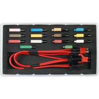 Kit test de court circuit auto avec fusibles disjoncteurs 16 pcs