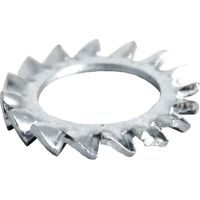 Ultima Rondelle a ventaglio in acciaio zincato bianco 10x18x0,9 mm