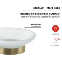 GEDY TN118800000 TONALE Jabonera Oro Mate - ref: TN118800100