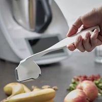 Spatule Rotative Silicone Flexible - Pour Thermomix TM5 TM31 - ABS - Longue 27cm - Compatible Food Processor - Un Article