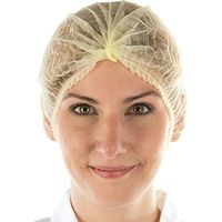 HYGONORM BONNET STANDARD ''LIGHT'', PP, JAUNE AVEC BANDE ÉLASTIQUE FRANZ MENSCH 12108
