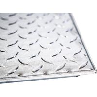 Schachtabdeckung verzinkt 80x80cm begehbar