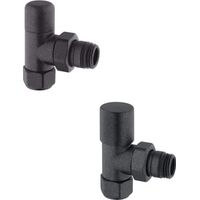 Ventilset für Heizkörper in Anthrazitschwarz, 1/2" Gasanschluss Arteclima KITVAL1NA