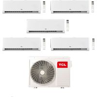 TCL Climatizzatore Penta Split Inverter BreezeIN P5 serie SN 9+9+9+9+9 P5S0 con MT4250 Wi-Fi R-32 Classe A++