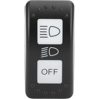 Interrupteur de lumière bleue pour phare 12V, 8 broches, plastique dur, haute Performance, réponse rapide 710004492 pour Maverick X3