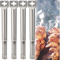 Brûleurs de barbecue - Universels en acier inoxydable - Réglables - 4 pièces - Durables