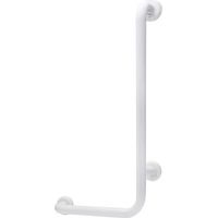 Maniglione Soft angolare 350x670 mm. Con montante destro. Colore bianco. MAD-I-B