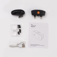Collar antiladridos automático recargable para perros, con modos de pitido, vibración y estimulación eléctrica segura.