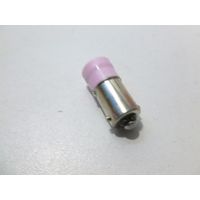 Lampe tube multiled 10x25mm 24v ca /cc rouge BA9S 2 chips corps metal ABI JB7623R