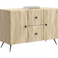 Maison La Vie - Buffet Salon Moderne - Meuble de rangement - Chêne Sonoma 89 x 34,5 x 60 cm Bois d'ingénierie bu4206