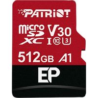 Adaptador Patriot EP PRO micro SDXC de 512 GB A1 V30 U3 CL10