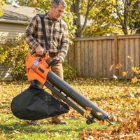 Souffleur, aspirateur et broyeur de feuilles 3-en-1 3000W, léger