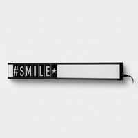 LED-Tischlampe im minimalistischen Design Script