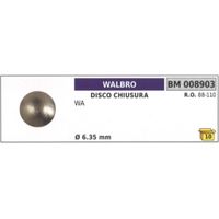 Disco chiusura WALBRO motosega WA Ø 6,35 mm 88-110
