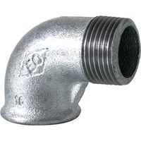 Temperguss Fittings Zink Doppelnippel Winkel Reduzierstück Muffe Rohrnippel 'Winkel 90° IG/AG,3/4 Zoll'