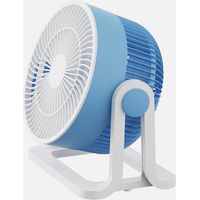 Ventilateur de table Funchal bleu 32 W, 3 pales, 3 vitesses réglables, 24 x 25 x 15,5 cm