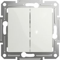 Schneider Electric Doppeltaster Asfora Weiß (RAL 9003) EPH1170121D 1 St.