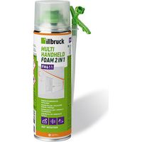 Mousse polyuréthane expansive 500 ml – Système 2 en 1 pour usage manuel et pistolable – Excellente isolation thermique et acoustique – NEC +