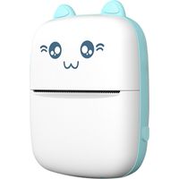 Portable Mini Thermal Printer Wirelessly BT 200dpi Photo Label Memo Wrong Question Printing with USB