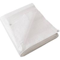 C TELO OCCHIELLATO PE BIANCO RETINATO 4X 4M 160GR