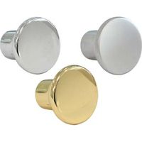 POMOLI PER MOBILI MOD.GA09 IN ZAMA- - ø mm.24 cromo lucido - 5 pezzi METALSTYLE