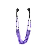Sangle d'étirement des jambes, ceinture d'entraînement pour flexion arrière, équipement d'étirement et de flexibilité, sangle d'assistance pour le fitness, la gymnastique et la danse,Violet