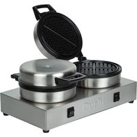 Gaufrier double Dualit, 60 gaufres/h, Revêtement Teflon 1600 W, 220 V - MONO