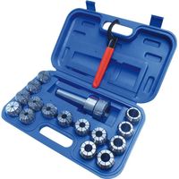 Metal cutter collet holder set 3-25mm Er40 iso40 Holzmann szsiso40er40