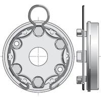 9420624 - Support Lt50/60 Entraxe 44 Somfy Ring