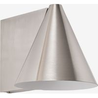 SKLUM Bicorp Eisen-Wandleuchte Grau Chrom
