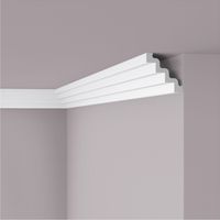 NMC ST4-box-10 NOMASTYL Noel Marquet 1 Box 10 pieces Cornice moulding contemporary design white 20 m