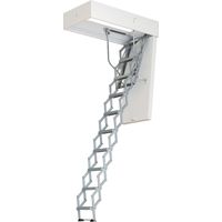Dolle Bodentreppe clickFIX® vario 110x60cm Aluminium-Scherentreppe 347–386cm Raumhöhe mit U-Wert 0,49