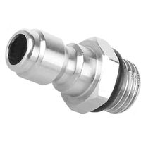 1/4'' Quick Release Connector, 1/4'' Male to 1/4'' Quick Release Adapter, Pressure Washer Soap Sprayer, Snow Foam Lance, Stainless Steel Joint
