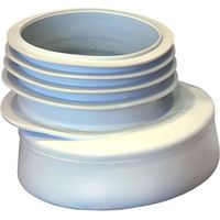 Raccord de cuvette de WC en caoutchouc, excentrique 110 mm