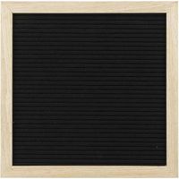 Securit Bacheca a lettere in teak naturale 30 x 30 cm