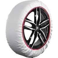 Chaussette neige textile - XXL Blanc