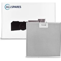 Filtro metallico AllSpares per cappe aspiranti Whirlpool e I.KE.A. 481248058144 (320x320x10mm)