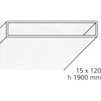 Profil Rectangulaire Blanc Design épuré, Installation Facile - Novellini