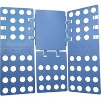 iGadgitz Home U7127 Plieur Linge Ajustable, Planche à Plier le Linge, Folding Clothes Board -Bleu