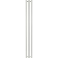 RADOX Radiateur à eau chaude mural - Kolona SP 35 blanc - 1500 x 175 mm - 3 tubes - 322 W - Fixations incluses