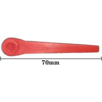 Set Of 100 Plastic Blades Compatible With Gardena Grass Trimmer For Gardena Grass Trimmer And Cordl