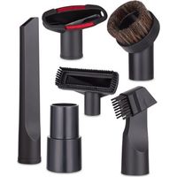 BUNTHAUS PA Accesorio para aspiradora, accesorios para aspiradora, que incluyen cabezal de succiĂłn plano 2 en 1, cepillo redondo de pelo de caballo, cepillo en forma de T, cabezal de succiĂłn plano lar