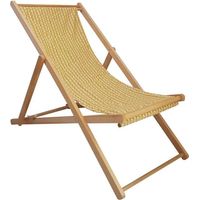 Sdraio Mare Pieghevole in Legno Betty - Multicolore - 98.5x55.5 cm