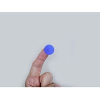 Pastilles adhésives repositionnables Ø 20 mm Avery bleue - Rouleau de 500 - Bleu
