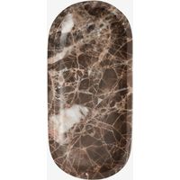 SKLUM Dekoratives Tablett aus Naturstein Ceranova &x2194&xFE0E 30 cm Brauner Marmor Emperador