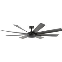 Ventilador de Techo 6 Velocidades Orbegozo Ventilador Silencioso de 182cm con Mando a Distancia 8 Aspas de Madera 35W