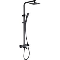 IMEX BDF016-B/NG FIYI Grifo Monomando Conjunto de Bañera Telescópico Negro Mate - ref: BDF016-B/NG