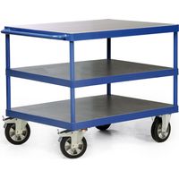 Bako Logistiksysteme Tischwagen R1200 mit 3 Ladeflächen und Schiebegriff 1200kg Tragkraft 2000x800mm